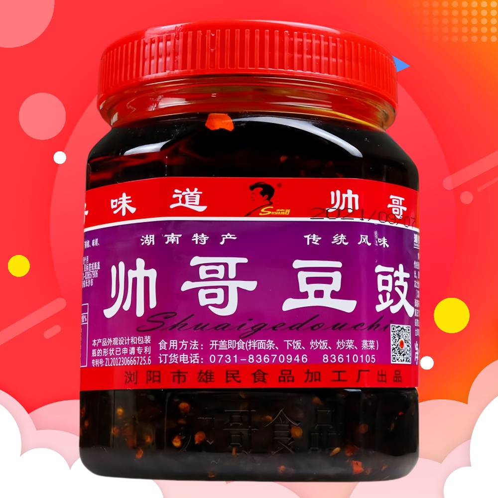 帅哥豆鼓1000g×6