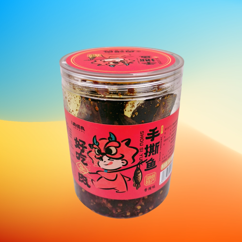 肉碰肉手撕鱼瓶280g