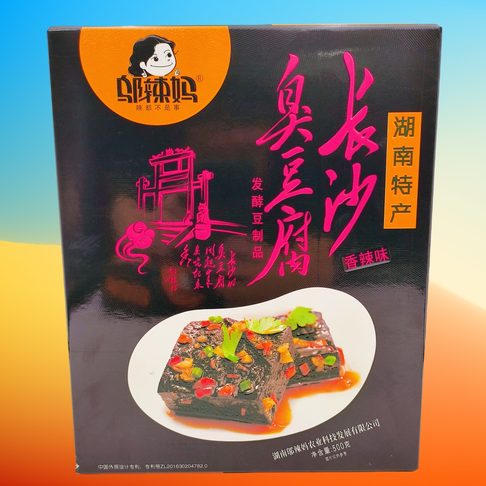 邬辣妈盒装臭豆腐香辣500g