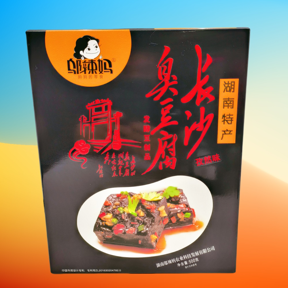 邬辣妈盒装臭豆腐孜然500g