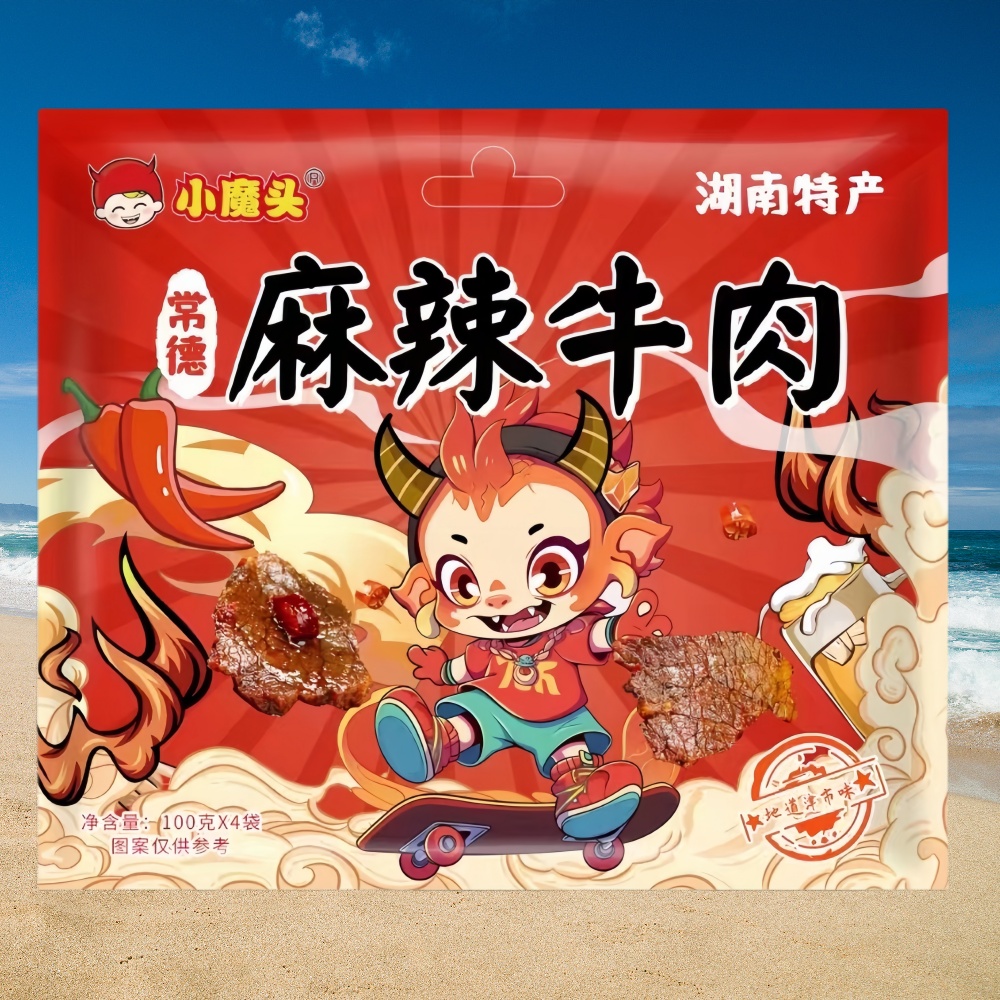 小魔头麻辣牛肉400g
